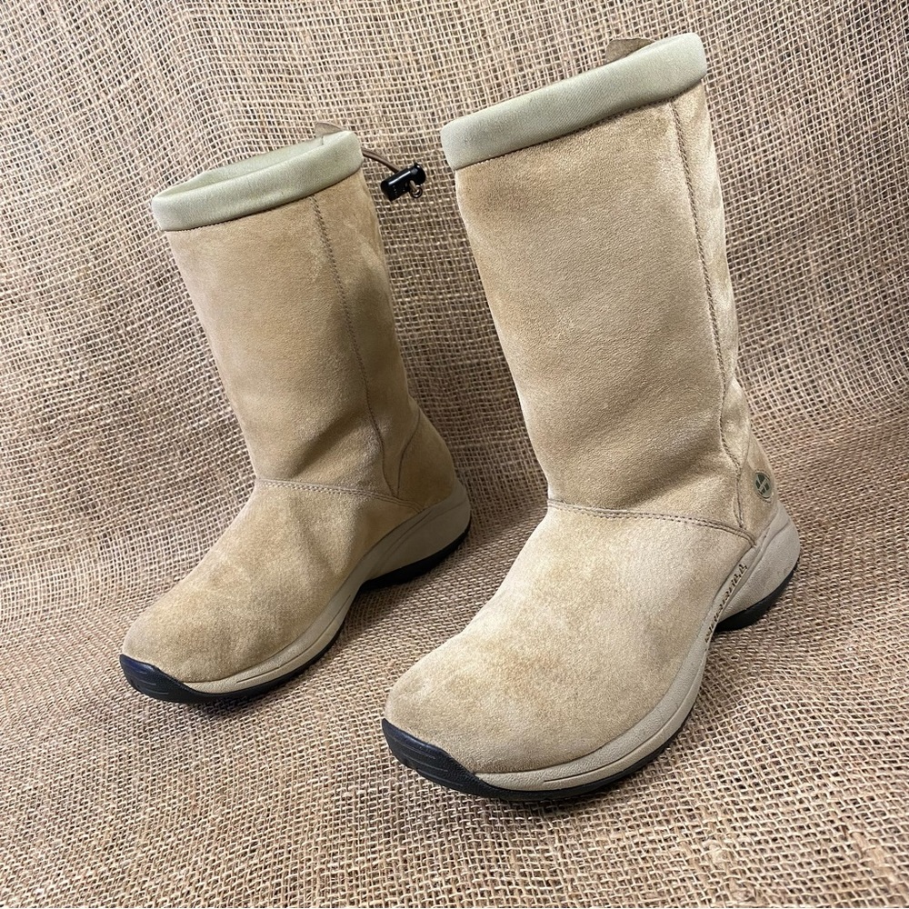 Merrell Boots Natural Shearling Winter Slip On  Size 6.5